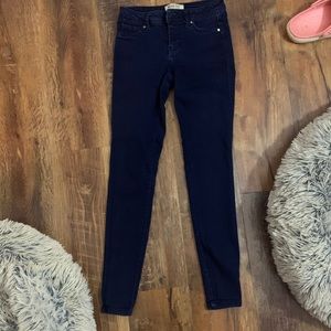Dark blue jeans